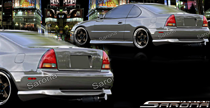 Custom Honda Prelude  Coupe Rear Lip/Diffuser (1992 - 1996) - $290.00 (Part #HD-010-RA)